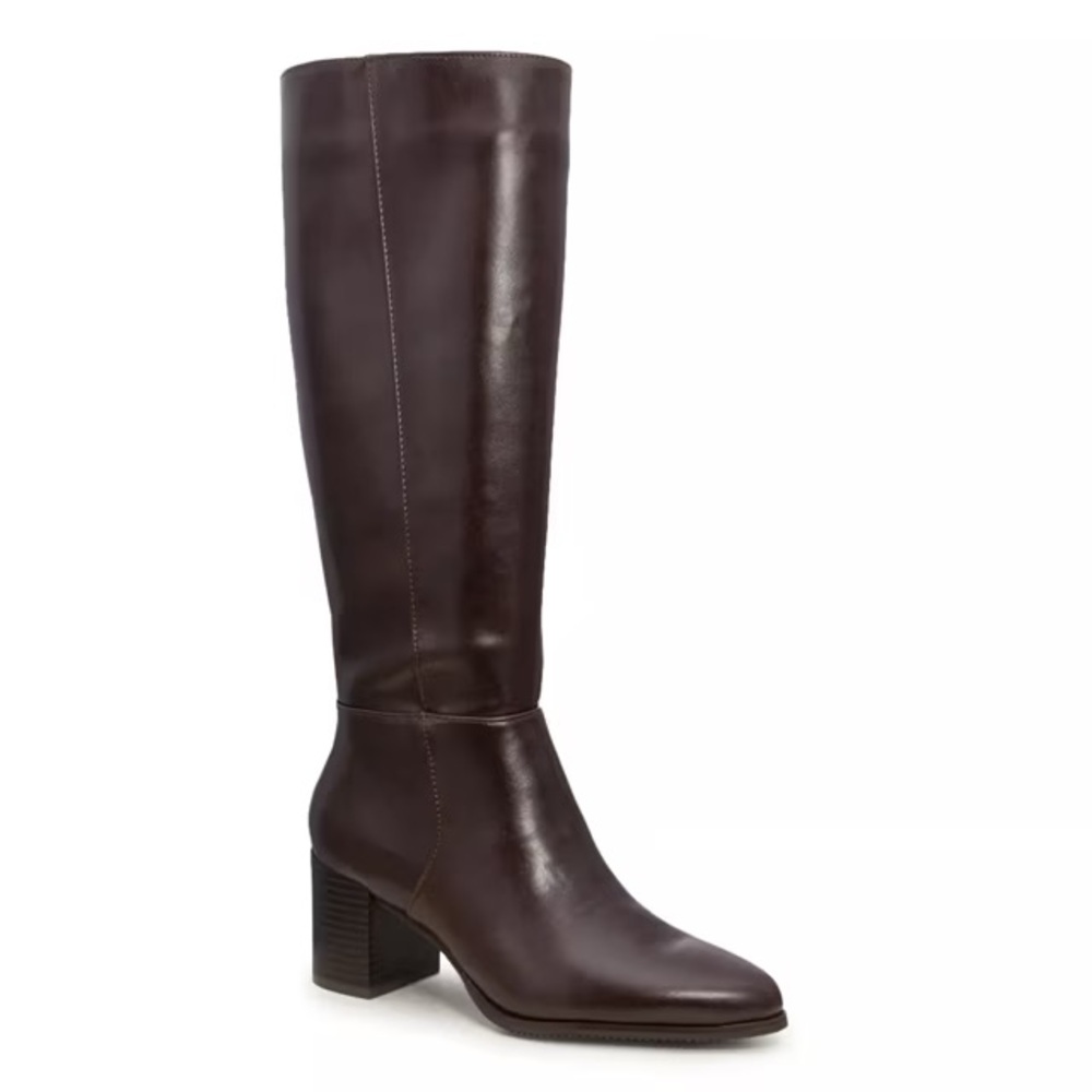Kelly & Katie Dark Brown Heeled Boots
